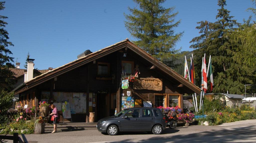 Camping Catinaccio Rosengarten Pozza di Fassa Buitenkant foto